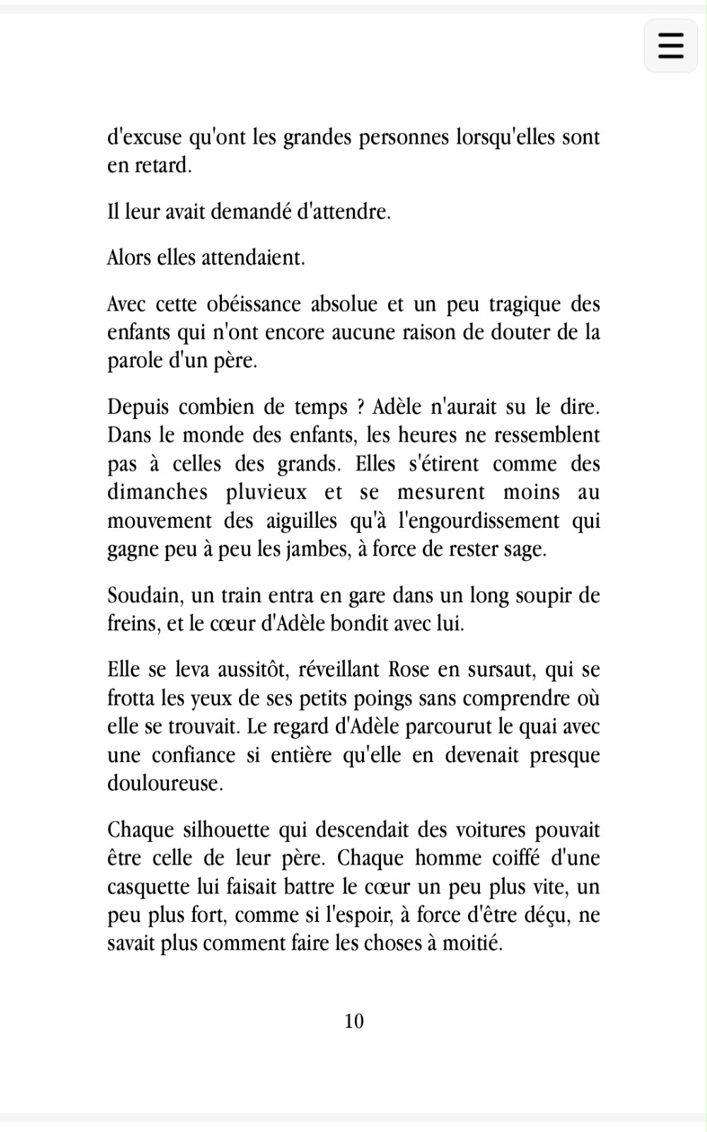extrait du livre "Les trois filles du professeur Wallace"
